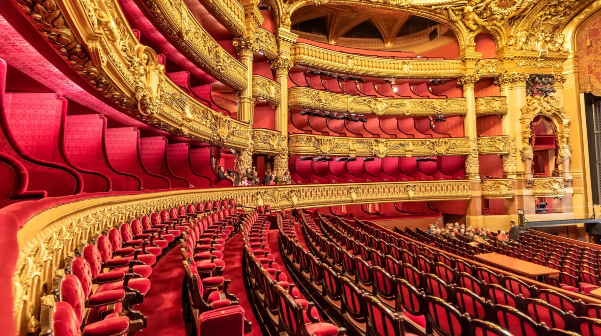 PR9R2R The Palais Garnier (Opera Garnier) in Paris, France. It was originally called the Salle des Capucines